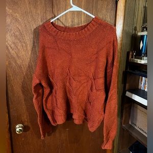 Cropped hollister sweater.